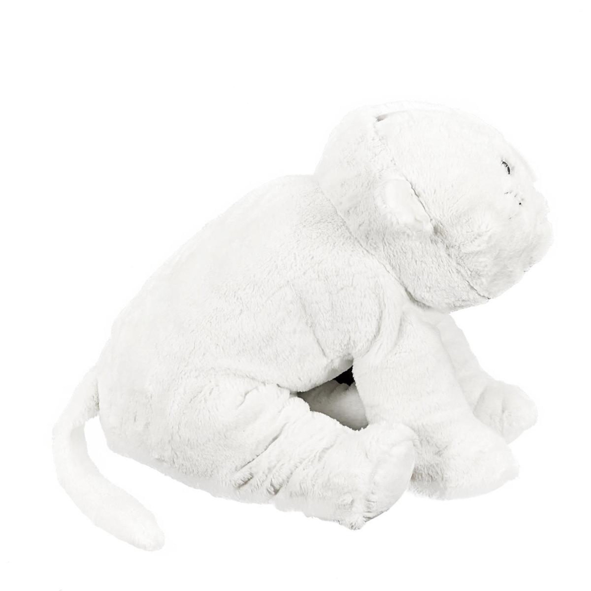 Voir la diapositive 3 : Tom & Zoé Peluche enfant  tigre  60cm blanc