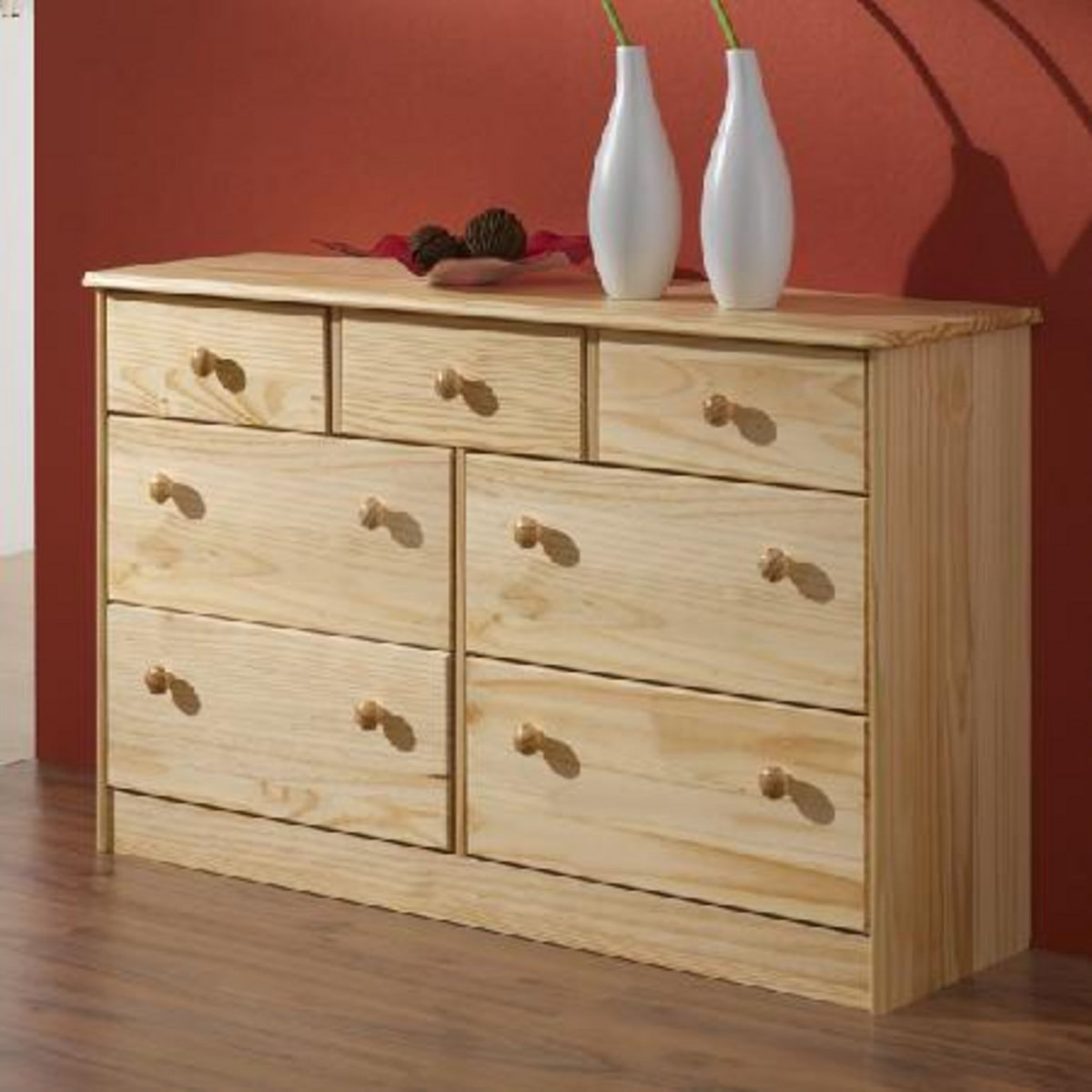 Commode en pin massif - RONDO pas cher - Auchan.fr