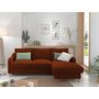 Voir la diapositive 2 : LISA DESIGN Will - canapé d'angle droit - convertible avec coffre - 4 places - en tissu
