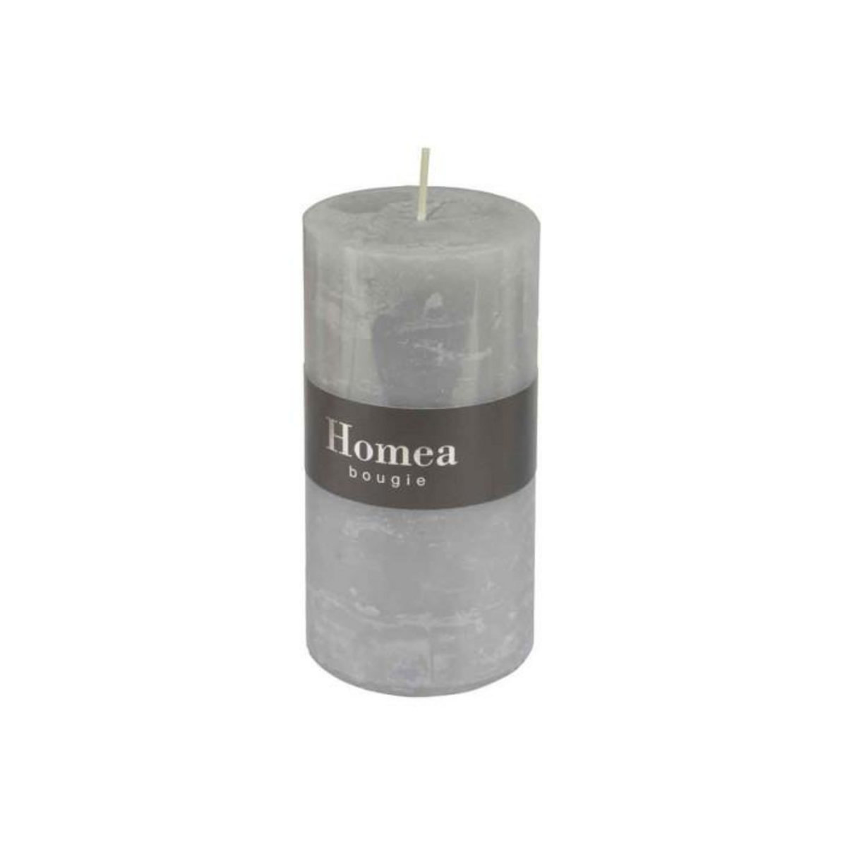 Paris Prix Bougie Pilier Déco  Rustique  10cm Gris