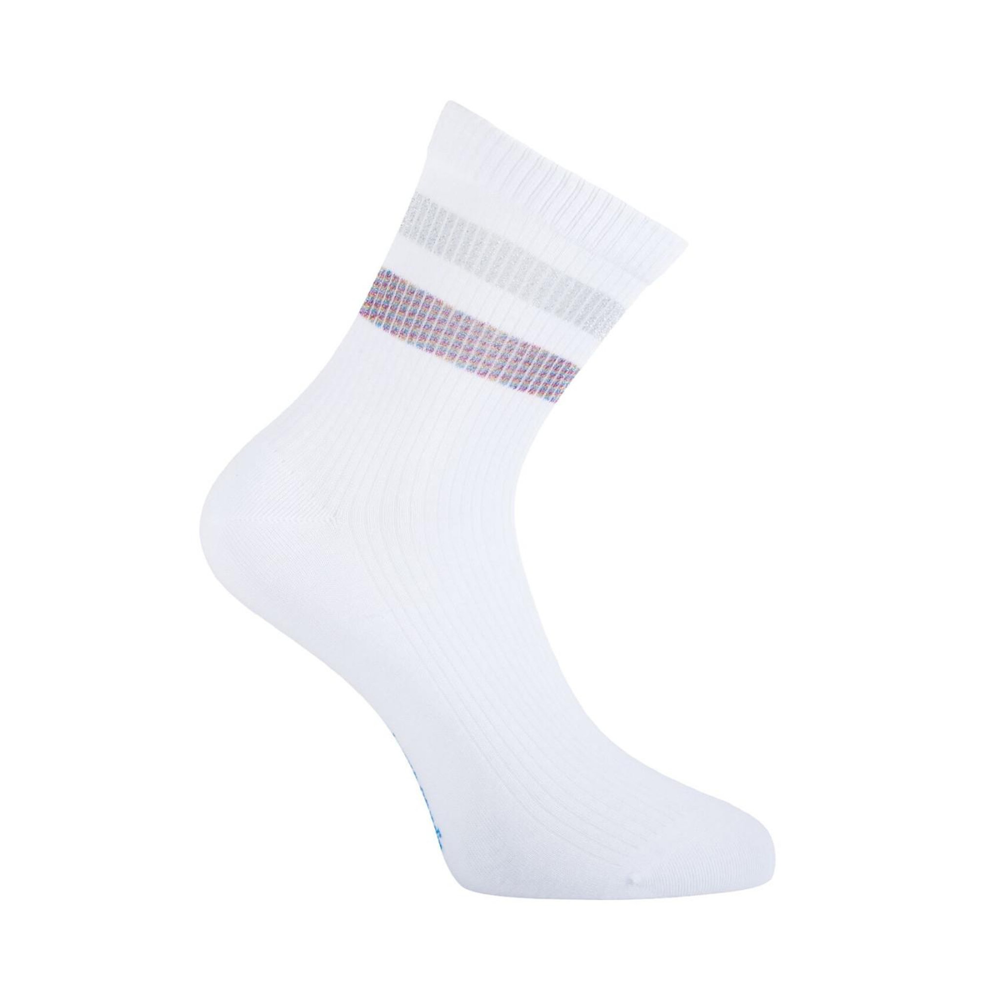 Voir la diapositive 3 : PIERRE CARDIN 6 paires de tennis 200 aiguilles femme à bandes hand made urban e.01