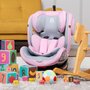 Voir la diapositive 5 : BEBELISSIMO BEBELISSIMO - Siège auto Isofix - pivotant 360 ° - groupe 0+/1/2/3 - (0-36kg) - i-EOLE - rose