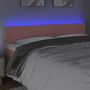 Voir la diapositive 3 : VIDAXL Tete de lit a LED Rose 200x5x78/88 cm Velours