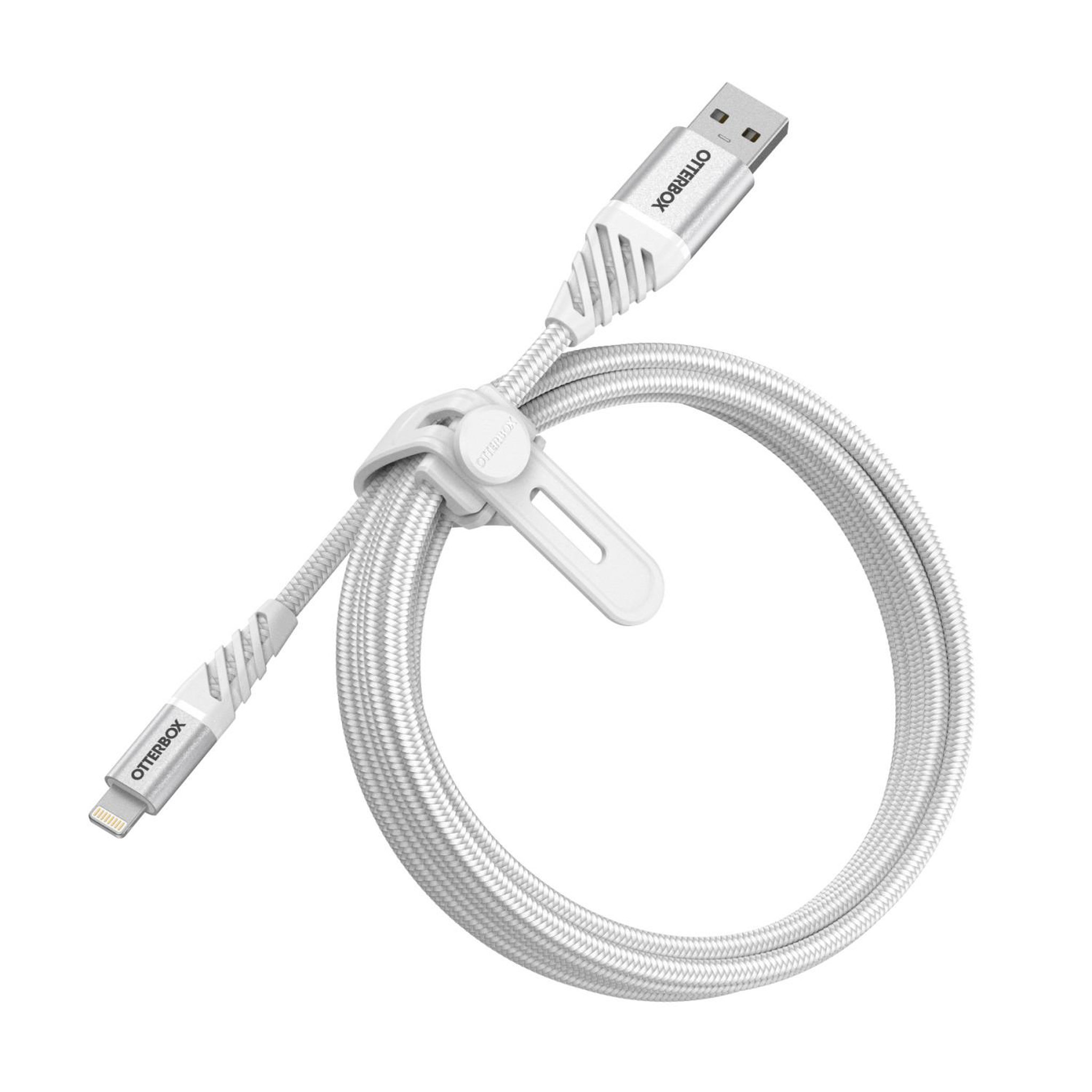 Voir la diapositive 3 : Otterbox OtterBox Premium Cable USB A-Lightning 2M, Cloud Sky White
