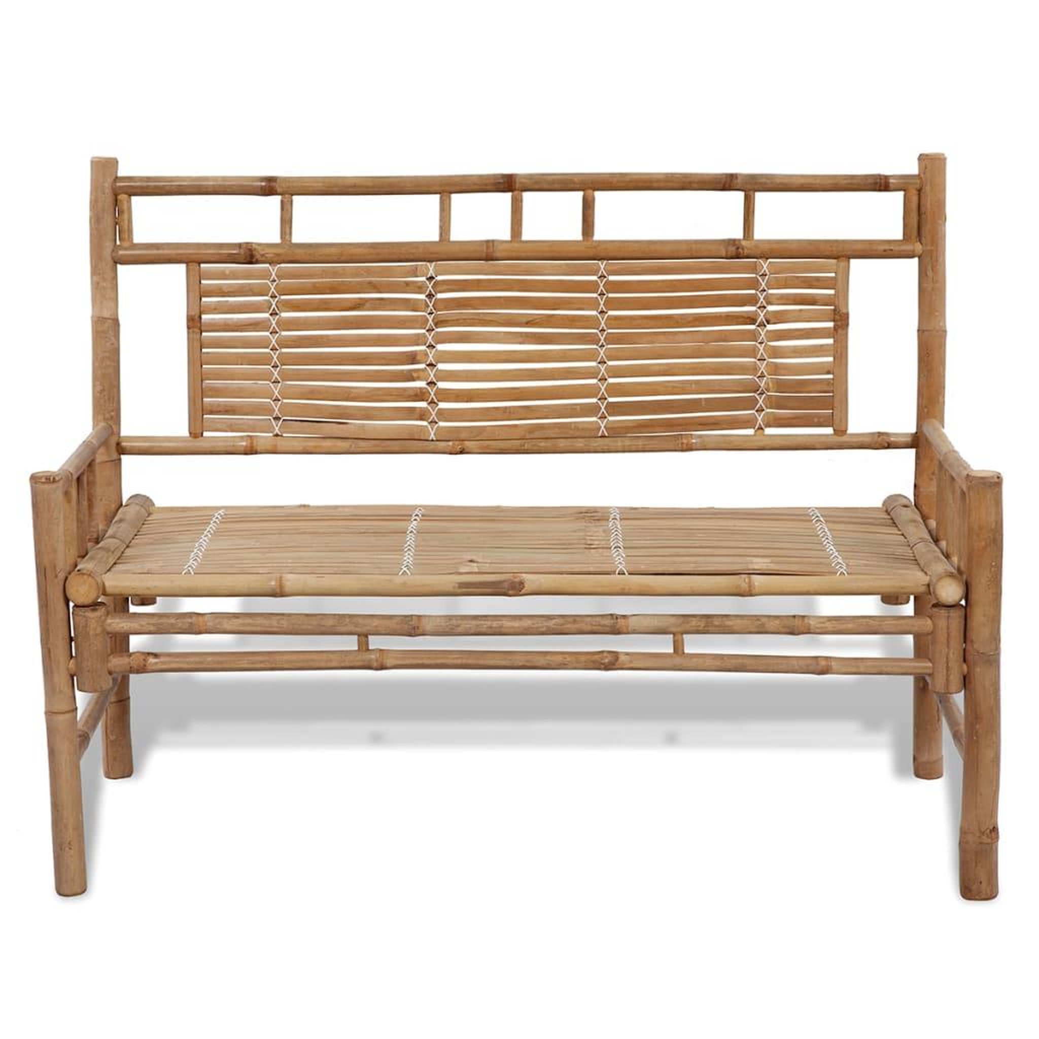 Voir la diapositive 2 : VIDAXL Banc de jardin 120 cm bambou