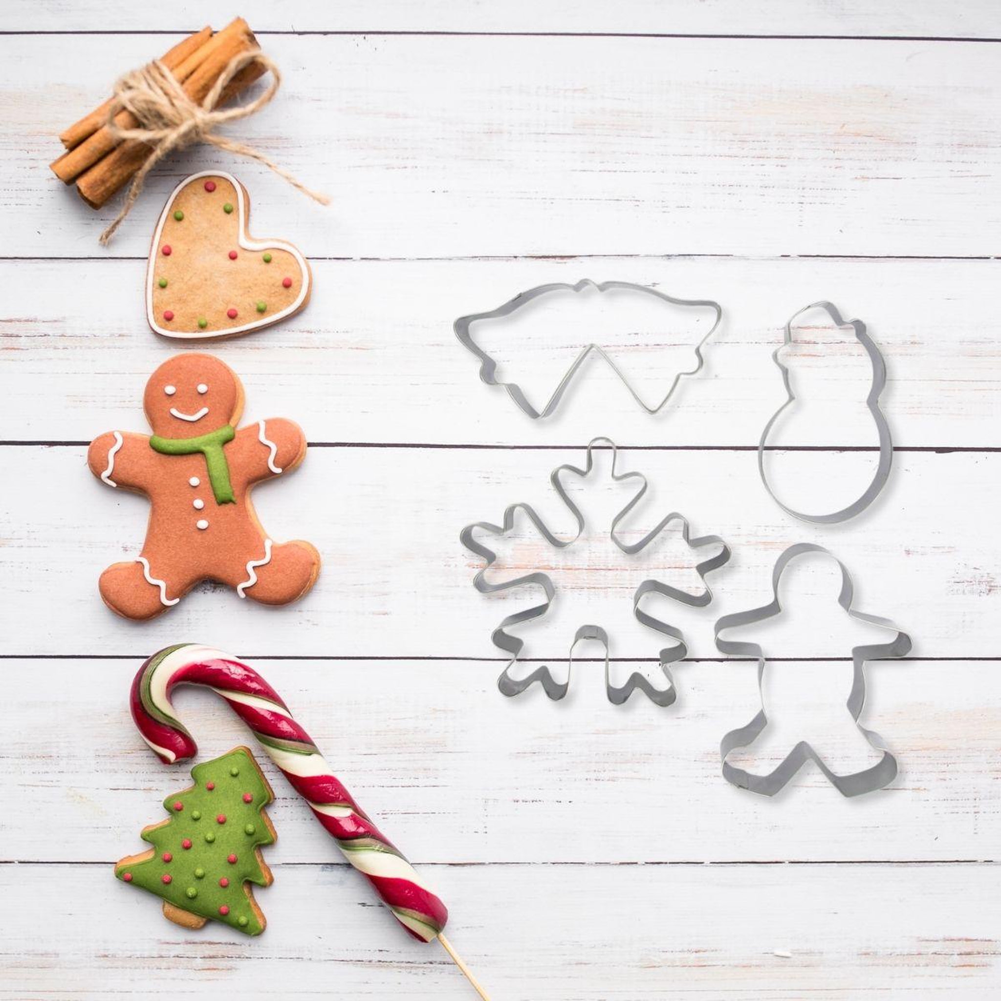 Voir la diapositive 2 : ZENKER Lot de 4 emporte-pièces de noël zenker emporte-pièces