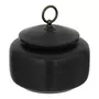  Boîte en Céramique avec Couvercle  Jiling  14cm Noir