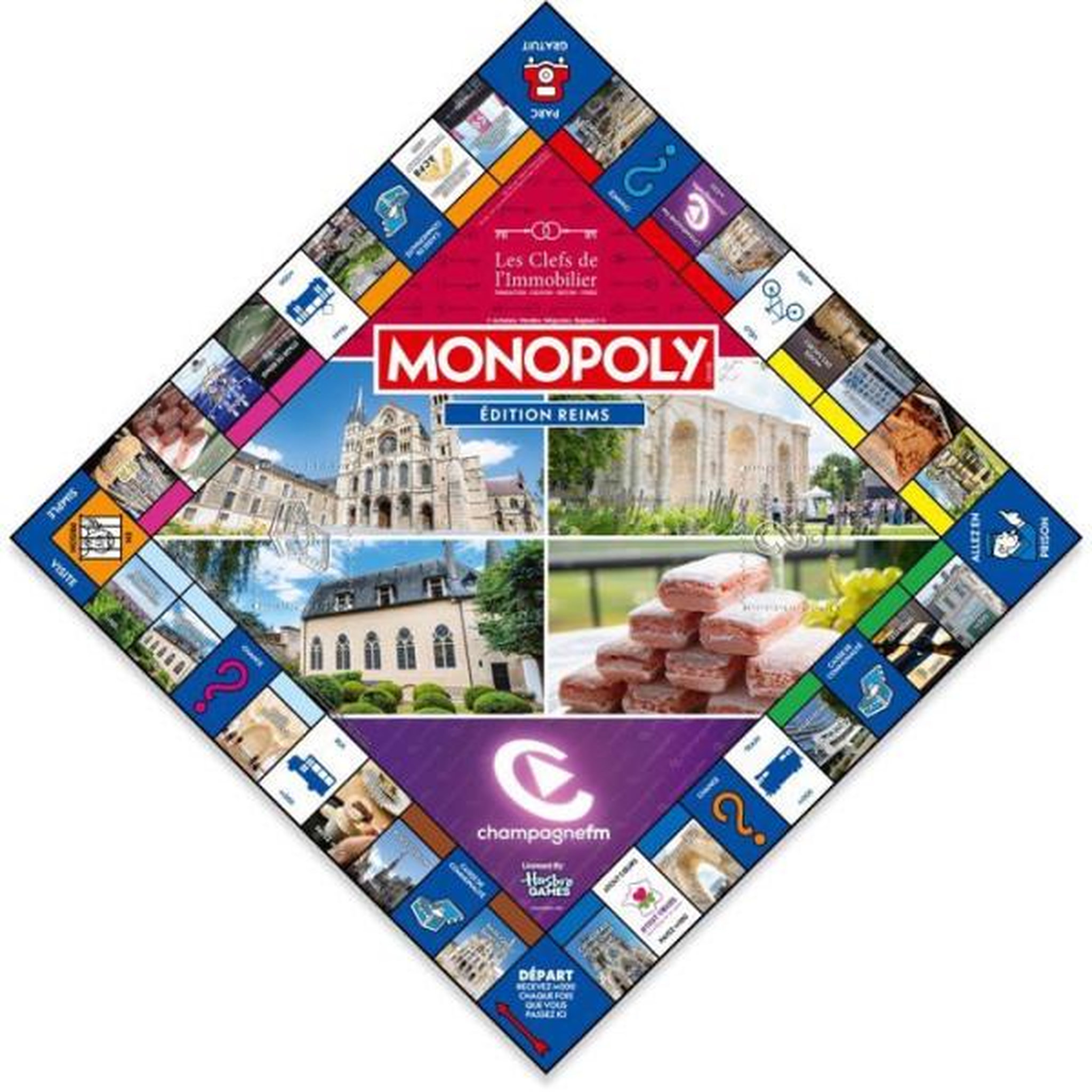 Voir la diapositive 3 : Winning Moves Jeu de stratégie Winning Moves Monopoly Edition Reims