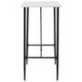 Voir la diapositive 3 : VIDAXL Table de bar Blanc 120x60x110 cm MDF