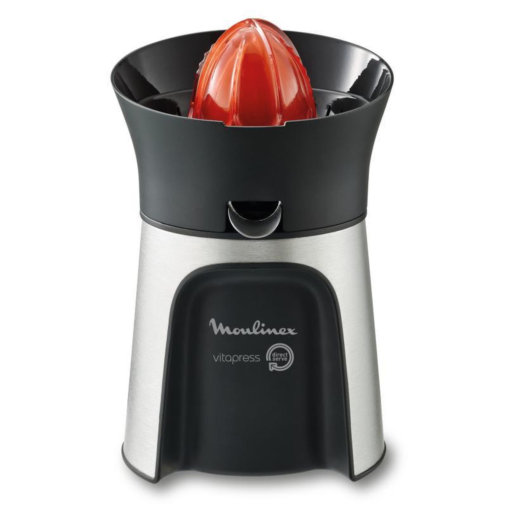 Voir la diapositive 2 : MOULINEX Moulinex Juicer Vitapress Direct Serve black silver (PC603D10)