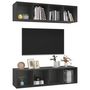 Voir la diapositive 3 : VIDAXL Meubles TV muraux 2 pcs Gris Bois d'ingenierie
