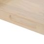 Voir la diapositive 3 : SECRET DE GOURMET Plateau de Service en Bois  Ward  25cm Beige