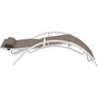 Voir la diapositive 4 : Habitat et Jardin Bain de soleil en aluminium  Beauty  - Phoenix - Taupe - Lot de 2