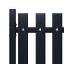Voir la diapositive 3 : VIDAXL Panneau de cloture Anthracite 174,5x75cm Acier enduit de poudre