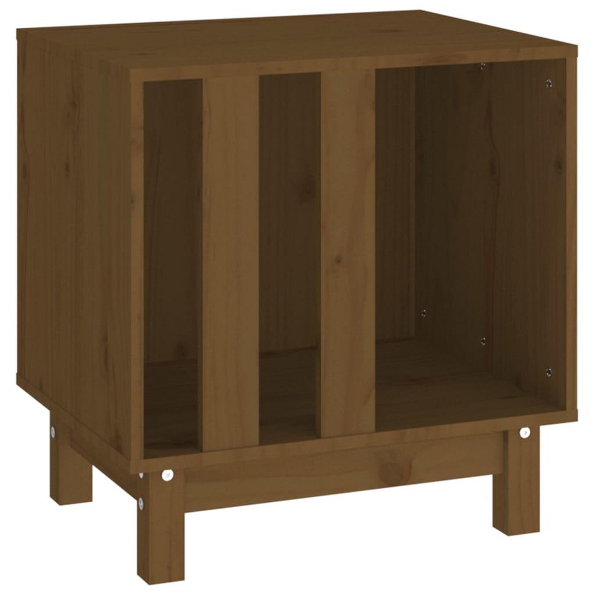 Voir la diapositive 2 : VIDAXL Niche pour chien Marron miel 50x40x52 cm Bois de pin massif