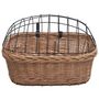 Voir la diapositive 5 : VIDAXL Panier avant de vélo avec couvercle 50x45x35 cm Saule naturel