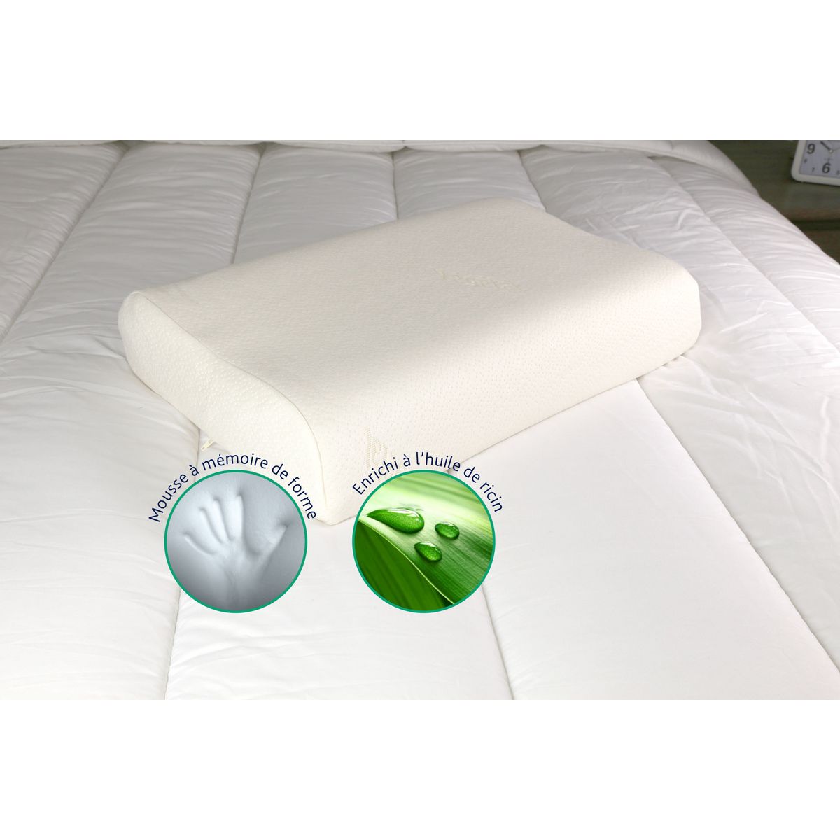 DODO Oreiller ergonomique polyester DODO MEMOREVES