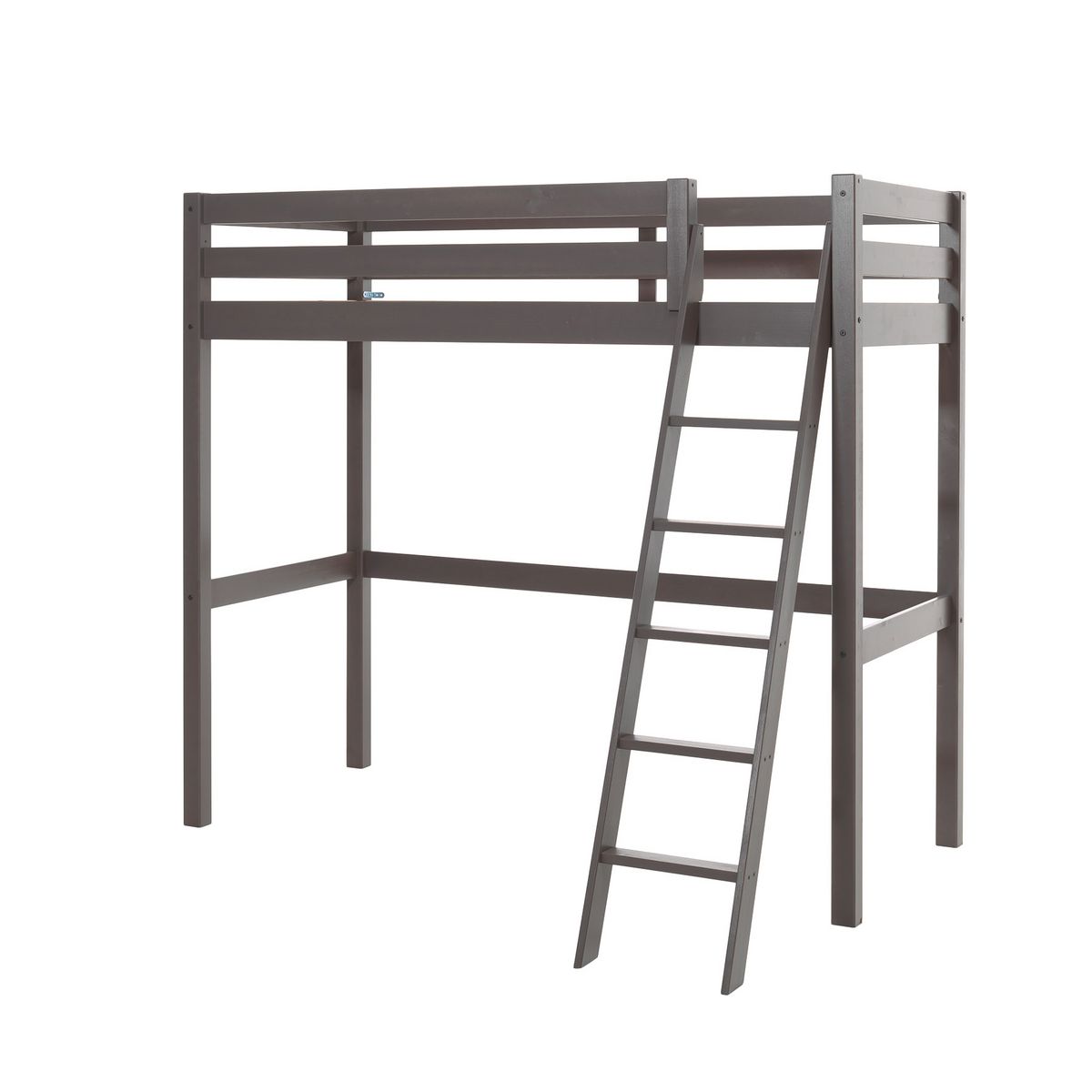 Lit mezzanine en pin massif  90x200 cm CED