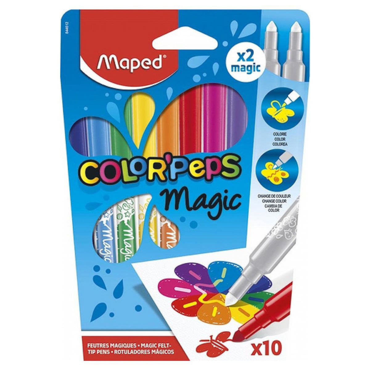 MAPED Feutres magiques color'peps x10 bte carton
