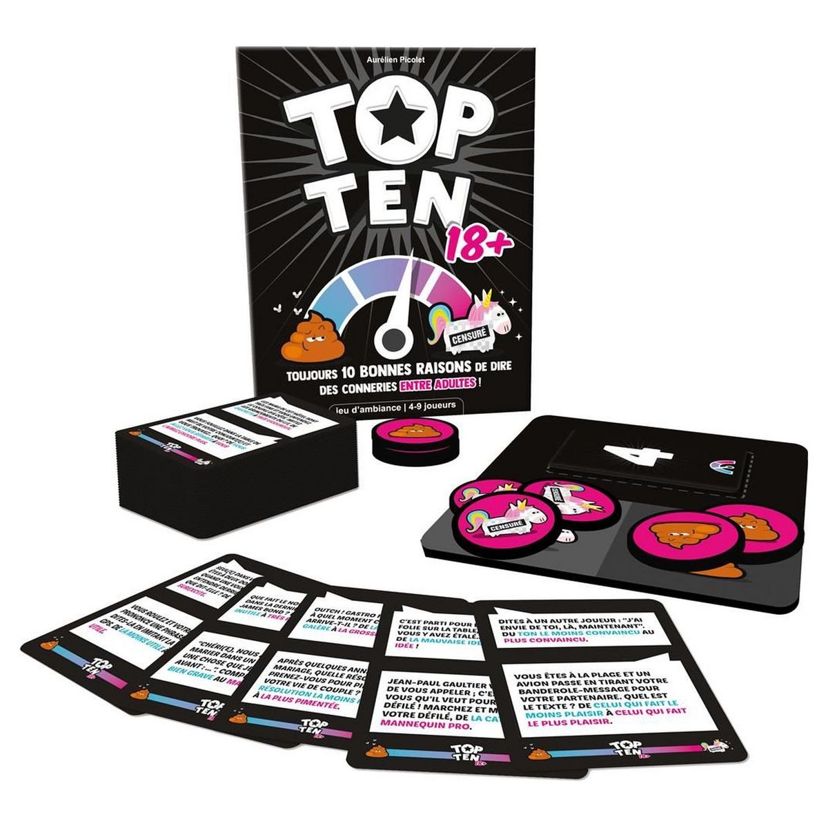 ASMODEE Jeu Top Ten 18+