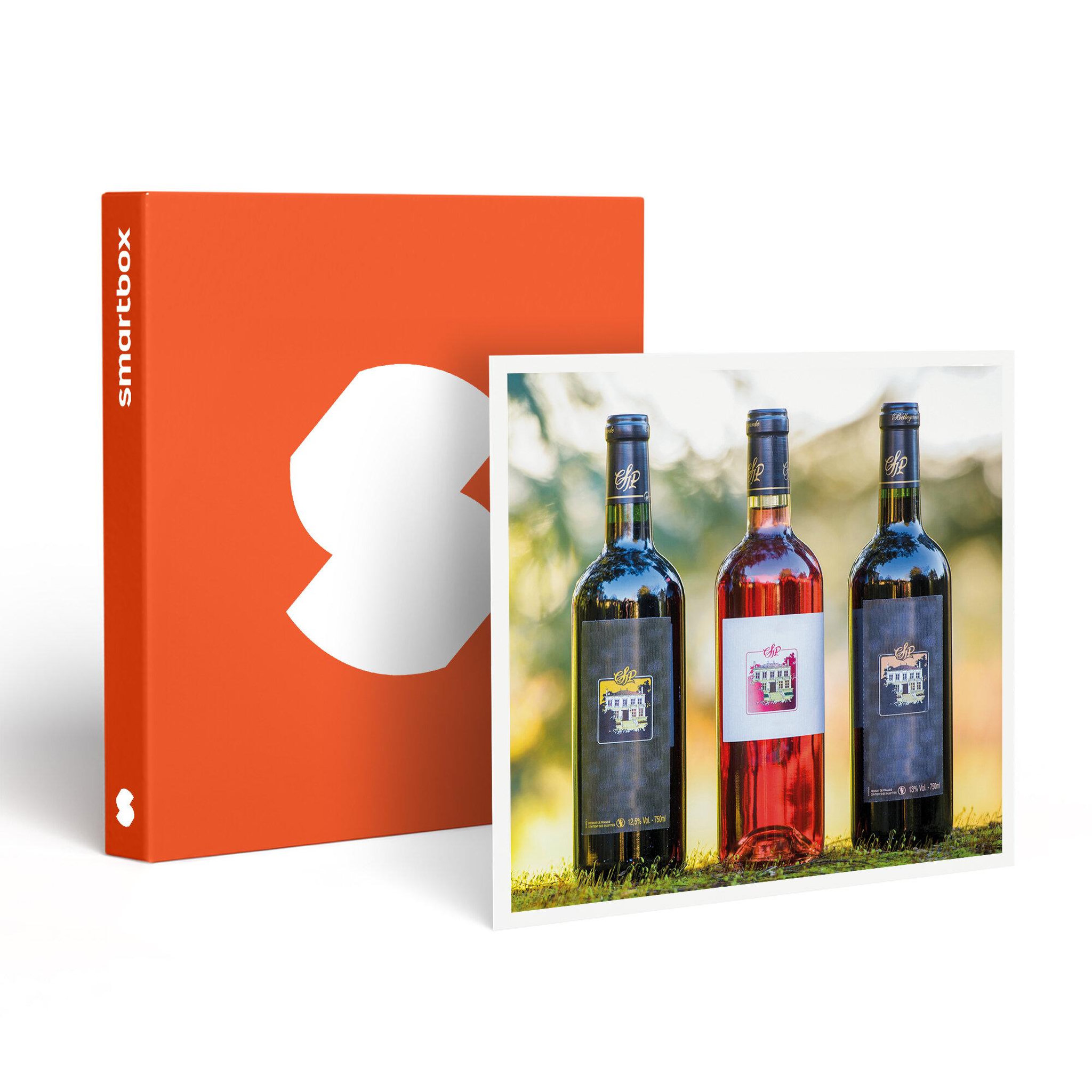 Smartbox Coffret de vins à déguster à la maison - coffret cadeau gastronomie
