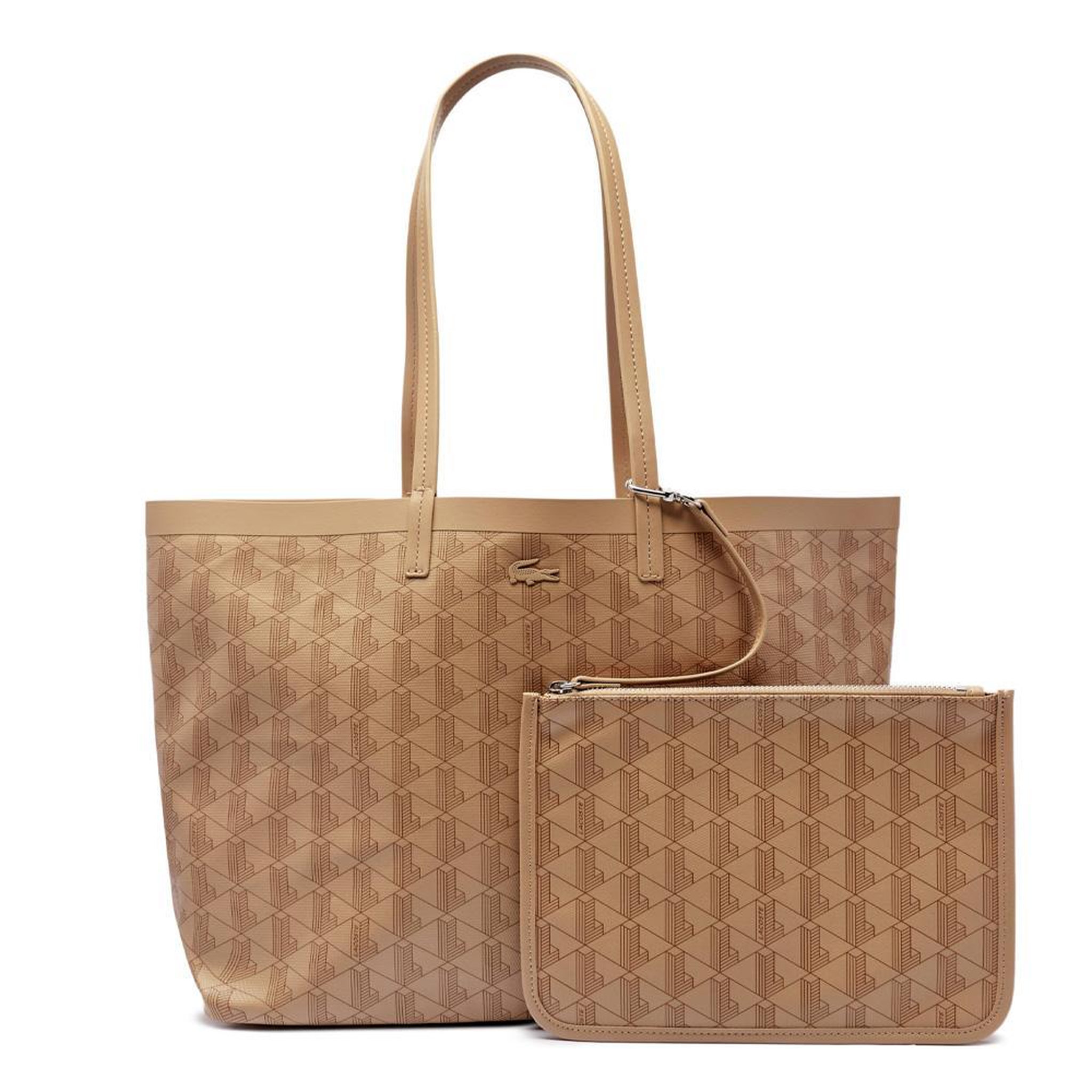 Lacoste Sac cabas beige femme lacoste zely. Coloris disponibles : Beige