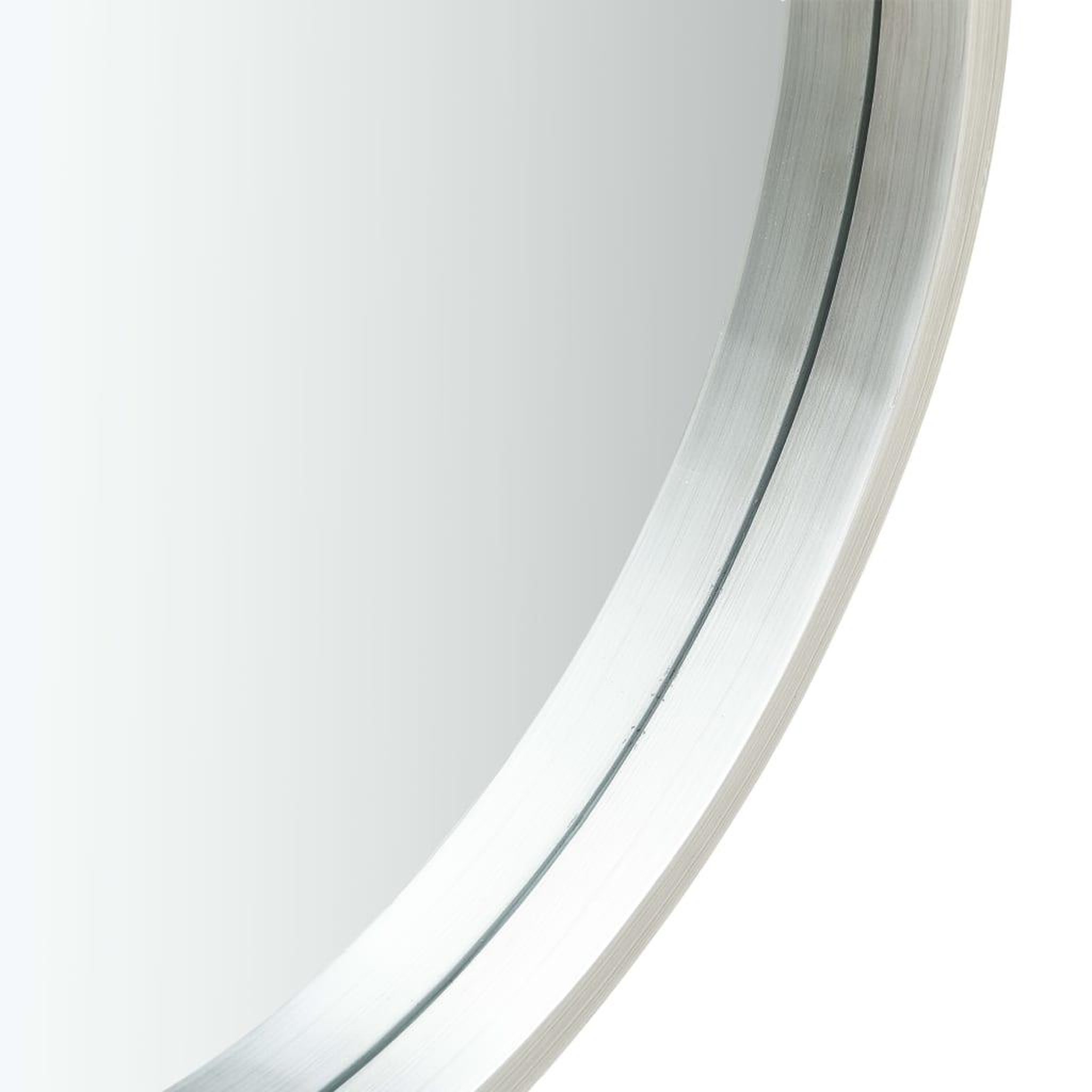 Voir la diapositive 3 : VIDAXL Miroir mural avec sangle 50 cm Argente