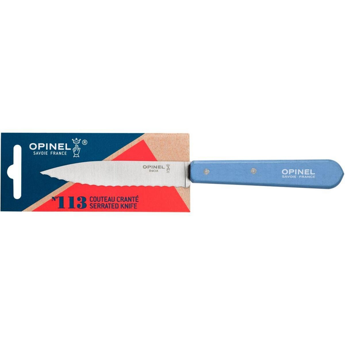 Opinel Couteau d'office Crante No113 azur