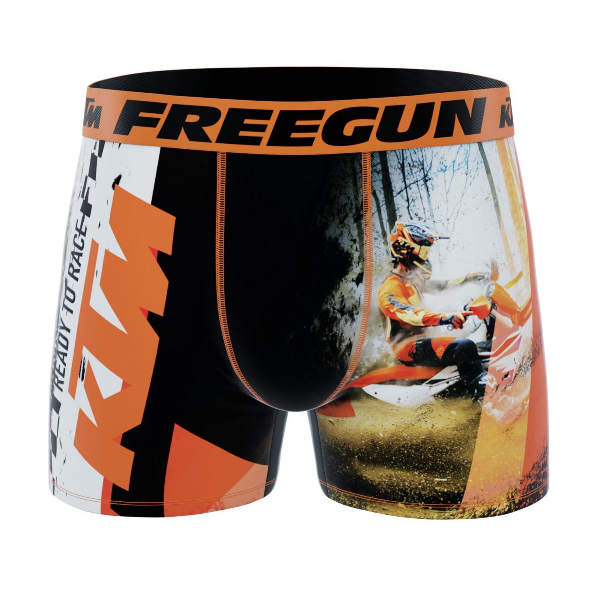 Voir la diapositive 4 : FREEGUN Lot de 3 boxers homme KTM