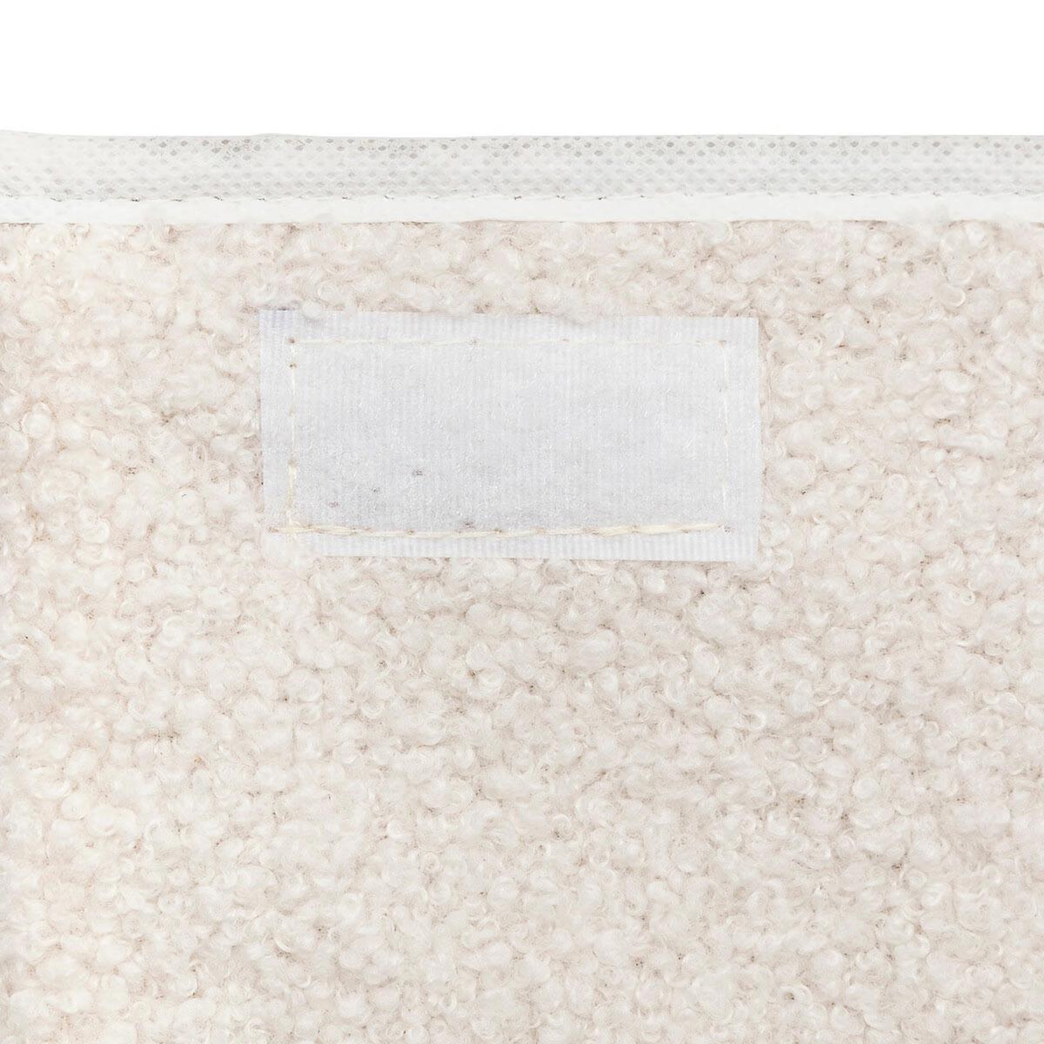 Voir la diapositive 5 : Atmosphera Kids Coffre de rangement enfant  bouclette  57cm blanc