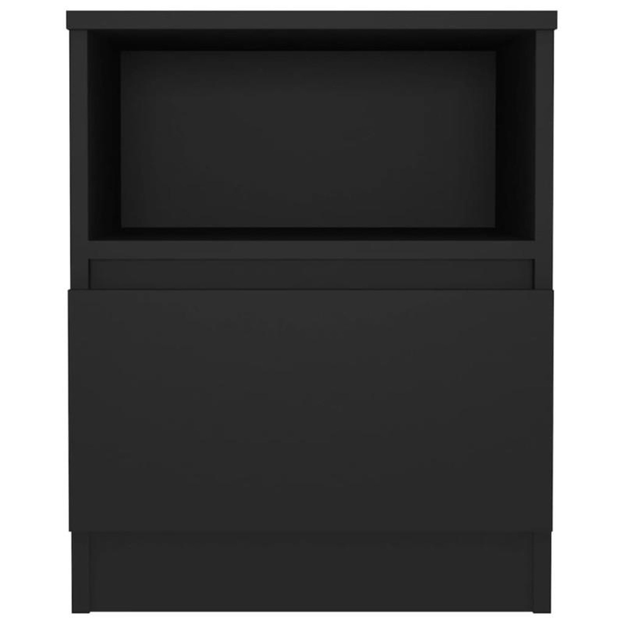 Voir la diapositive 4 : VIDAXL Tables de chevet 2 pcs Noir 40x40x50 cm Aggloméré