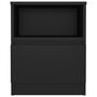 Voir la diapositive 4 : VIDAXL Tables de chevet 2 pcs Noir 40x40x50 cm Aggloméré