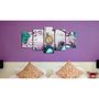 Voir la diapositive 2 : Paris Prix Tableau Imprimé  Amethyst Composition