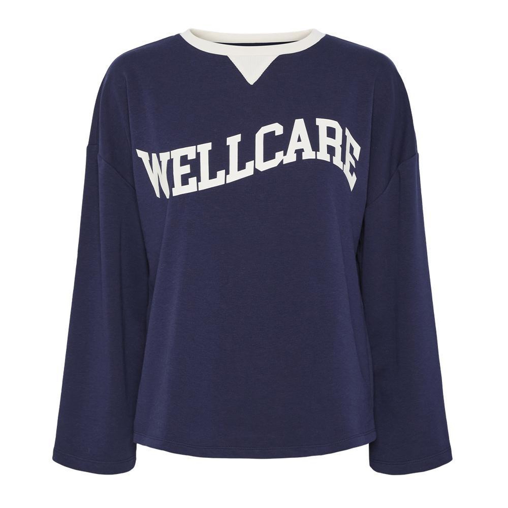 Pieces Sweat Marine Femme Pieces Andrea. Coloris disponibles : Bleu