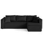 Voir la diapositive 4 : BEST MOBILIER Housse en velours pour canapé déhoussable topaze