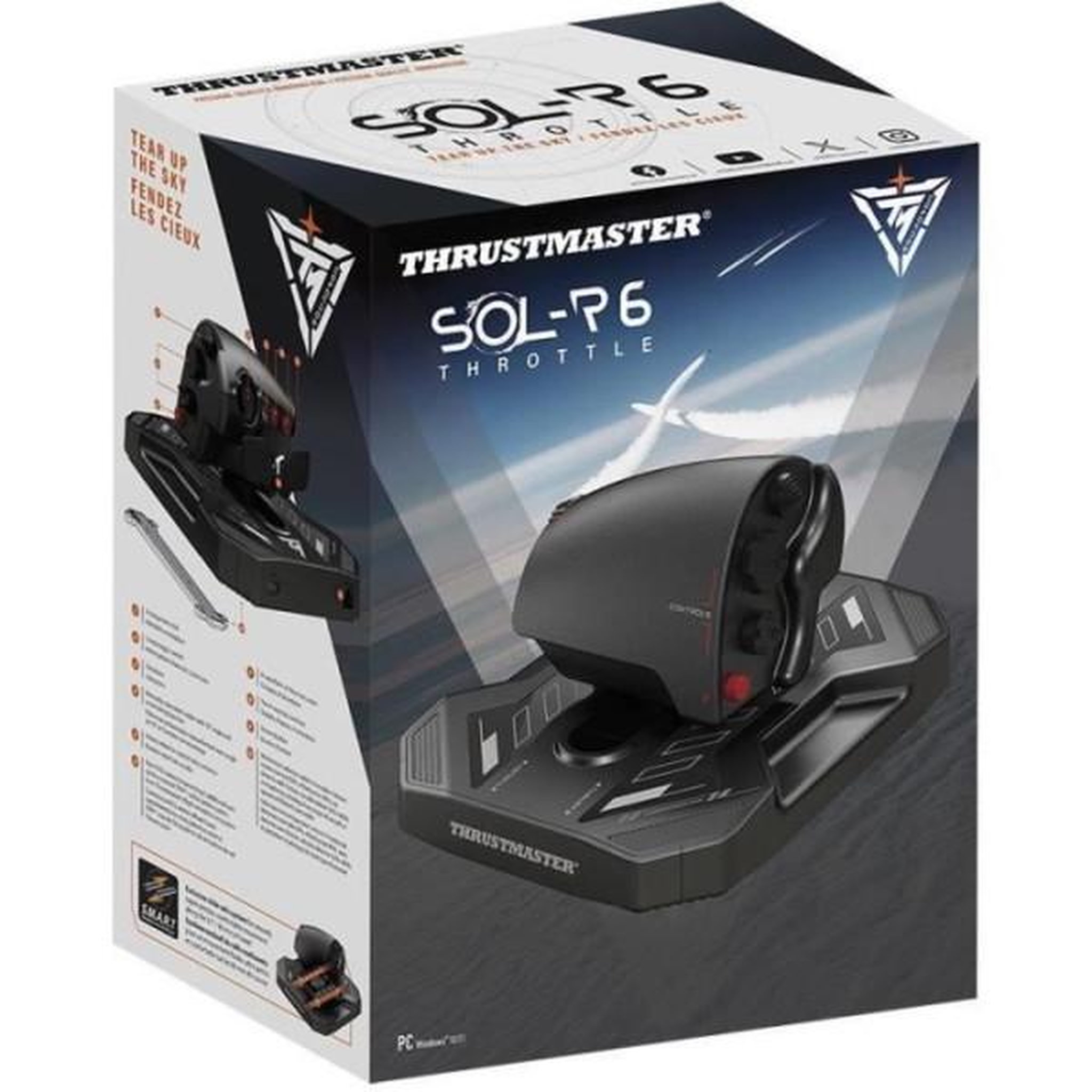 Voir la diapositive 6 : Thrustmaster Manette des gaz sol-r 6 throttle
