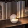 Voir la diapositive 2 : Lumisky Lampe de table design GOOD NIGHT Blanc Aluminium H11cm