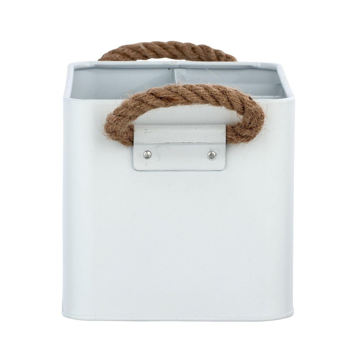 Wenko Boîte de rangement compartimentée salle de bain Gara - L. 19 x H. 12 cm
