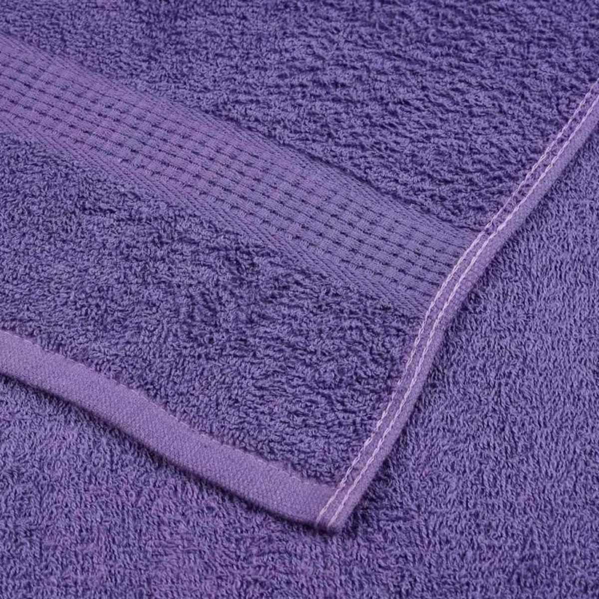 VIDAXL Serviettes de sauna 2 pcs violet 80x200 cm 360 g m² 100% coton