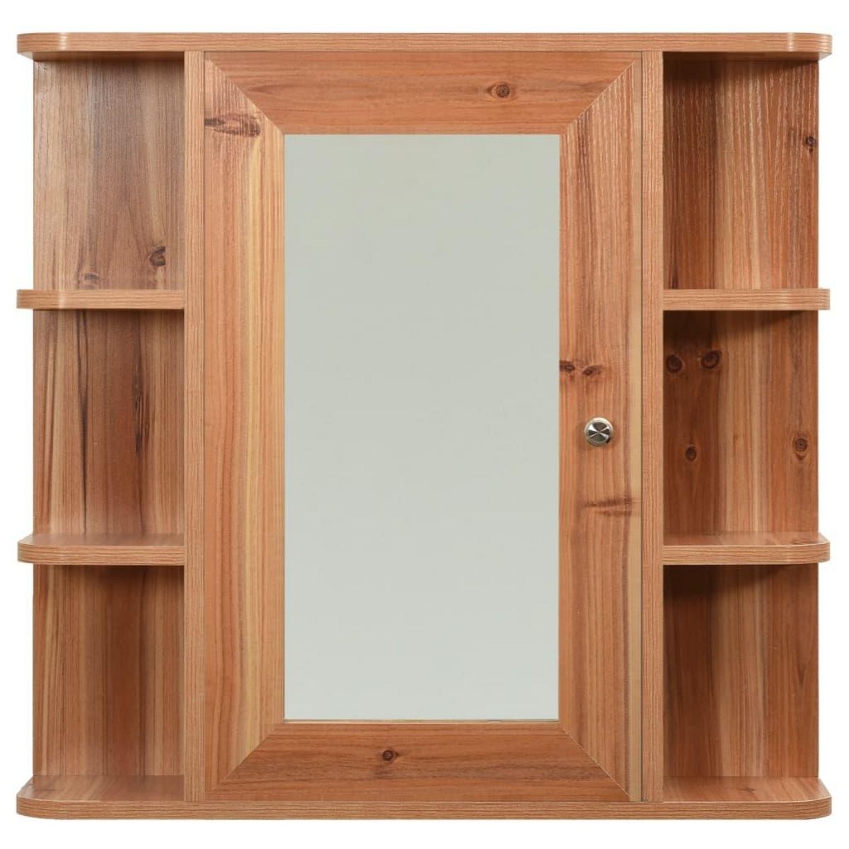 VIDAXL Armoire a miroir de salle de bain Chene 66x17x63 cm MDF