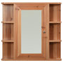 Voir la diapositive 4 : VIDAXL Armoire a miroir de salle de bain Chene 66x17x63 cm MDF