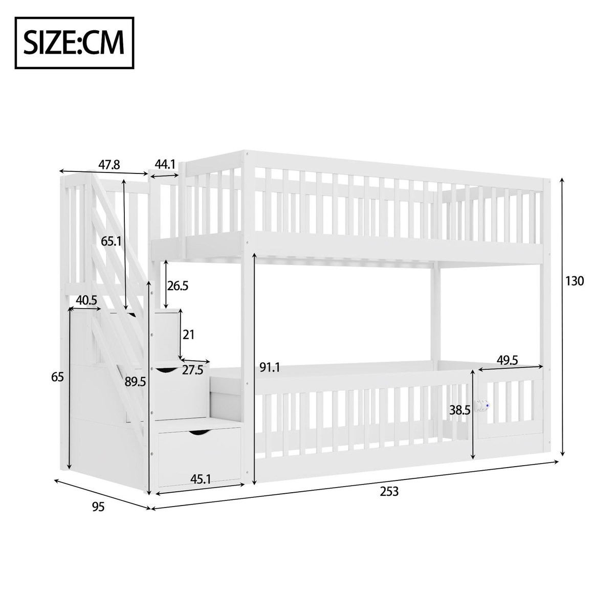 MERAX Lit superposé