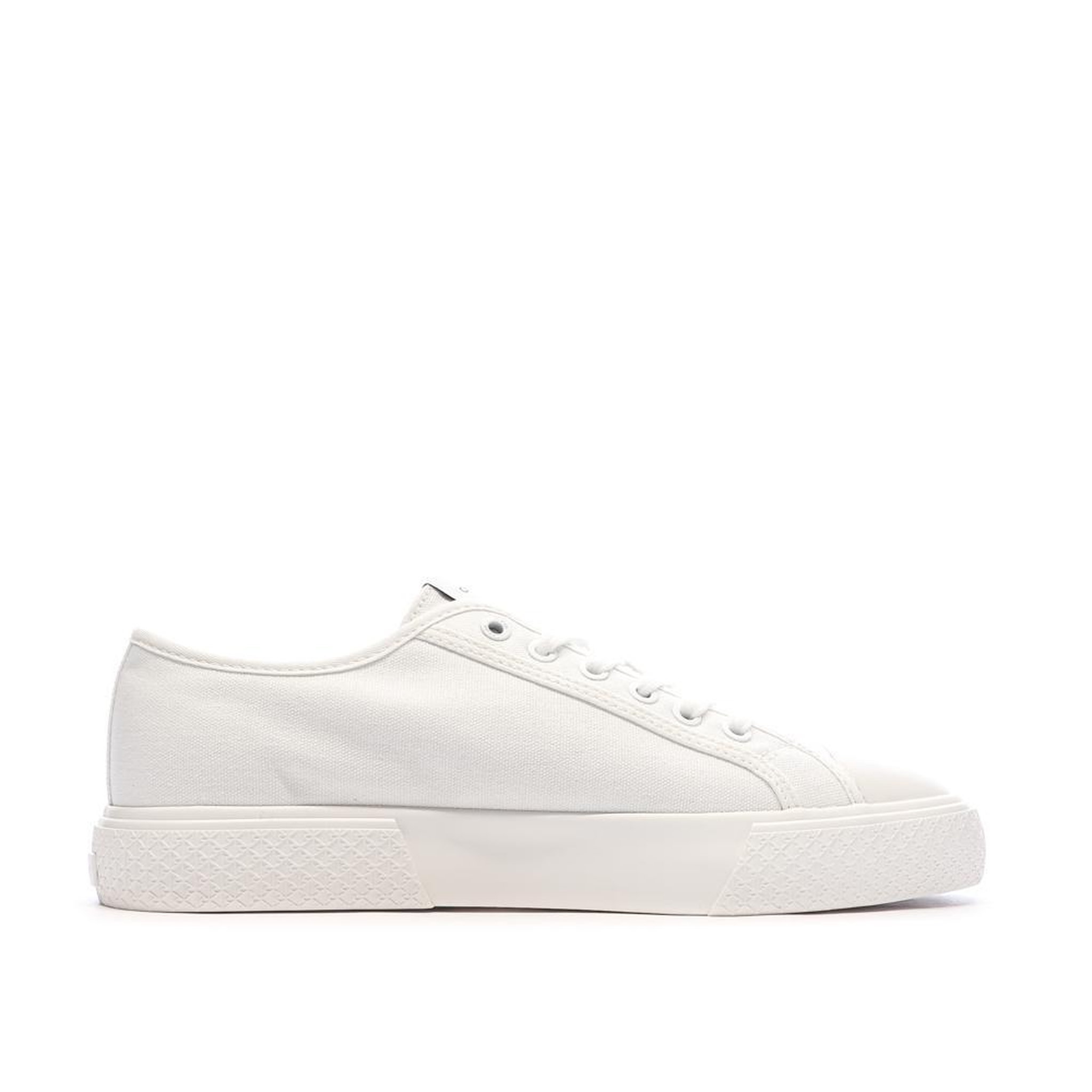 Voir la diapositive 3 : CALVIN KLEIN JEANS Baskets blanches homme calvin klein jeans laceup