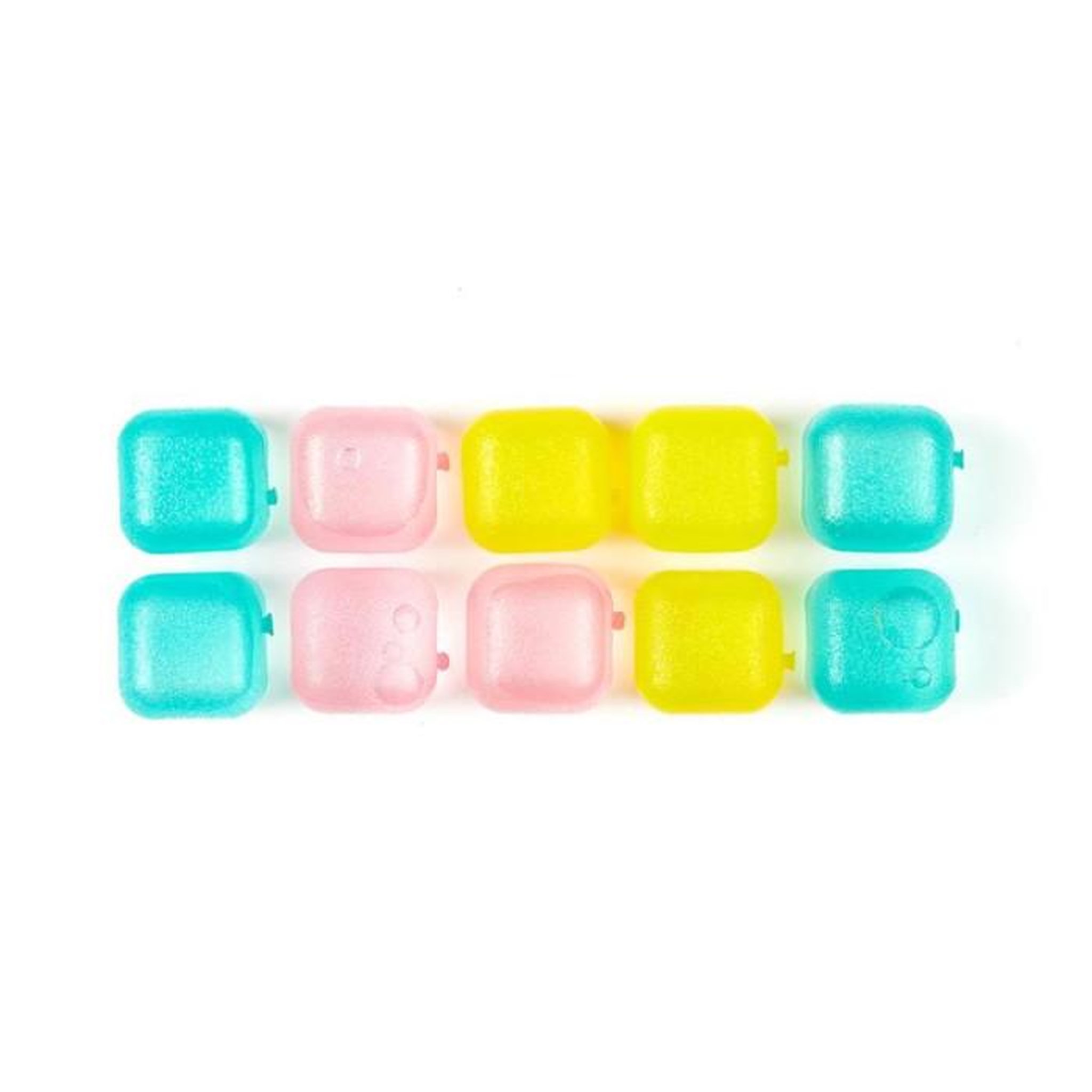 Paris Prix Lot de 10 Glaçons Réutilisables  Carrés  2cm Multicolore