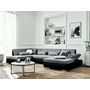 Voir la diapositive 2 : LISA DESIGN Vermont - canapé panoramique d'angle gauche - 7 places - convertible - en simili et tissu