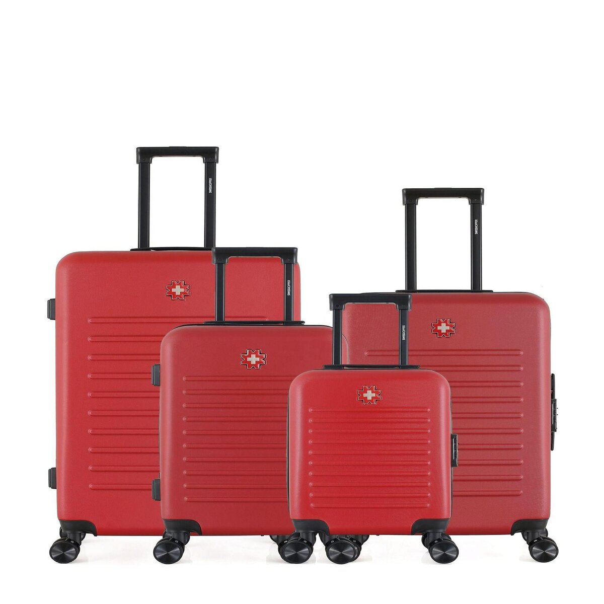 SWISS KOPPER SWISS KOPPER - LOT DE 4 - Valise Grand Format, Valise Week-end, Valise Cabine et Valise Cabine XXS WIL