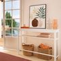 Voir la diapositive 5 : ATMOSPHERA Console Avec Étagère  Cabras  110cm Blanc