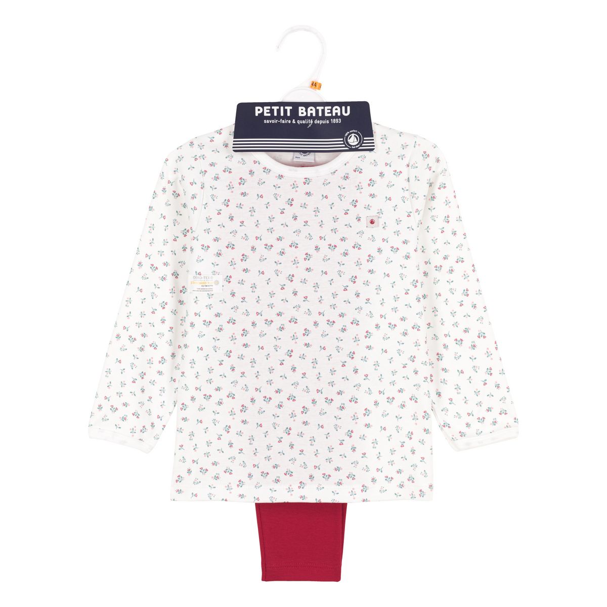 PETIT BATEAU Pyjama marinière fille