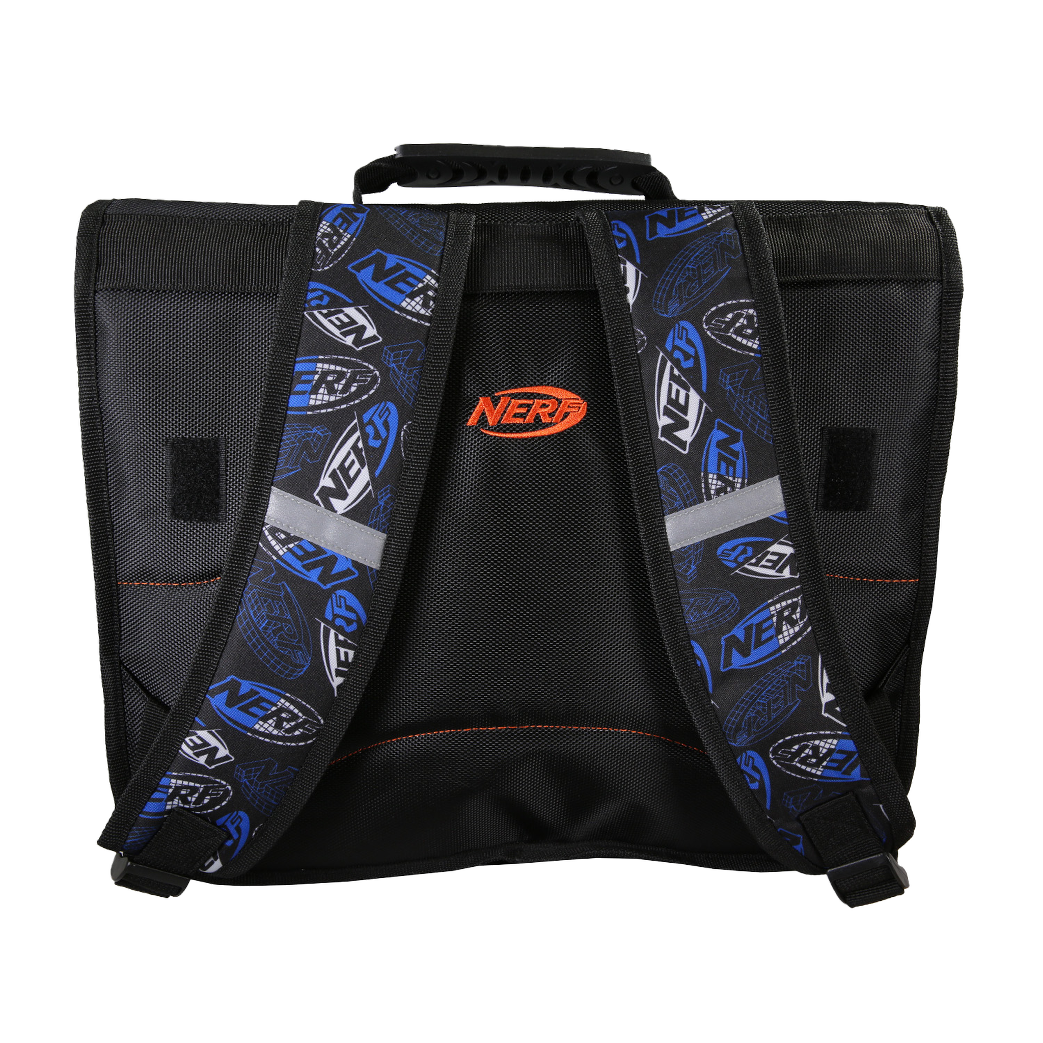 Voir la diapositive 4 : Bagtrotter NERF - Cartable scolaire 38 cm OFF SCREEN - Noir & Orange - 2 compartiments