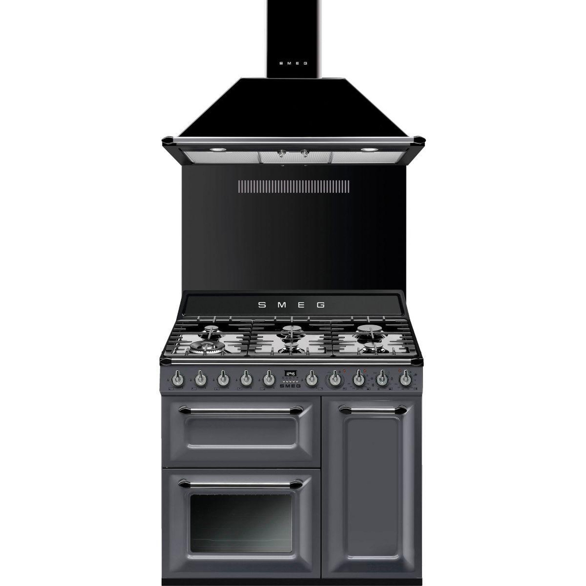 Voir la diapositive 3 : SMEG Piano de cuisson gaz tr93gr